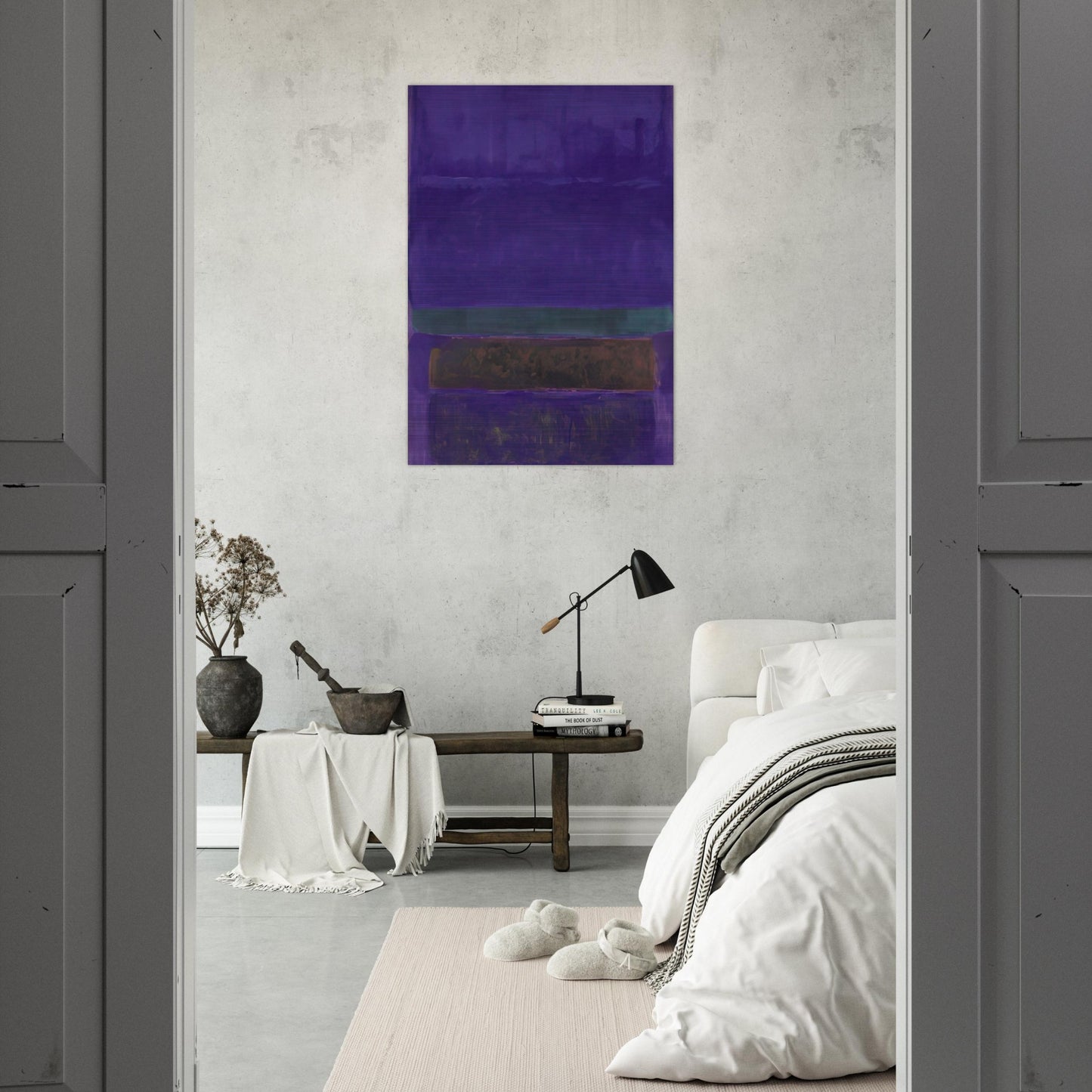 Untitled [Blue, Green, and Brown] - 1952 - Mark Rothko Brushed Aluminum Print - 70x100 cm / 28x40 inches | Mark Rothko Aluminum Print | Mark Rothko Prints