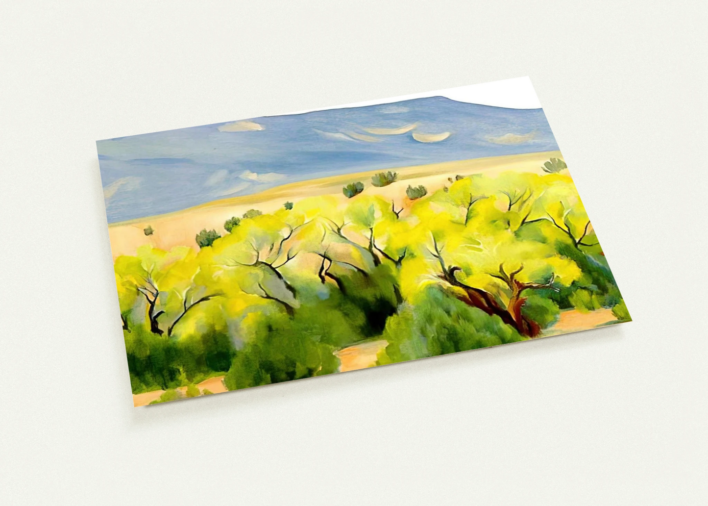 Cottonwood III By Georgia O'Keeffe Pack of 10 Post Cards | Georgia O'Keeffe Post Cards | A6 (10.5 x 14.8 cm) - 4.1 x 5.8 inches