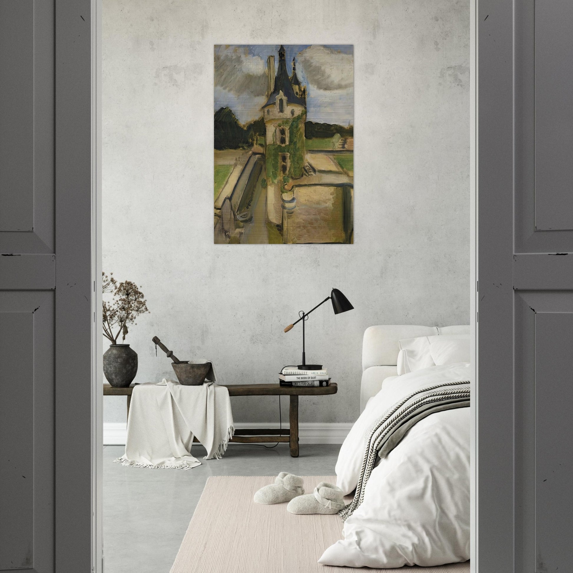 LLA TOUR DE CHENONCEAUX 1917 - Henri Matisse Brushed Aluminum Print - 70x100 cm / 28x40 inches | Henri Matisse Aluminum Print | Henri Matisse Prints