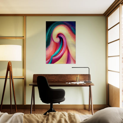 Series I, No. 3 - Georgia O'Keeffe Brushed Aluminum Print - 70x100 cm / 28x40 inches | Georgia O'Keeffe Aluminum Print | Georgia O'Keeffe Prints