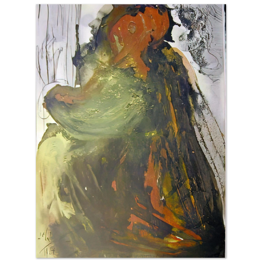 Salvador Dali - PLANCTUS DAVID IN MORTEM SAUL 1967  75x100 cm / 30x40inches Fine Art Poster