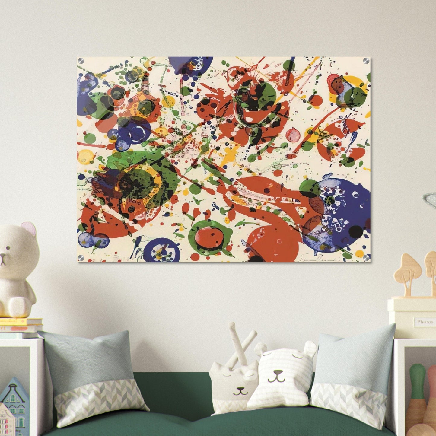 Untitled  from Pasadena Box   Lembark L60  - Sam Francis Acrylic Print - 70x100 cm / 28x40″ inches