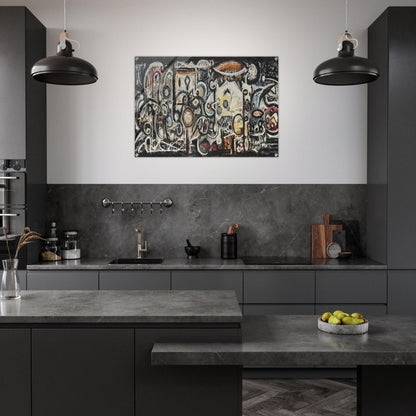 Fugue Number 2 - 1943 - Richard Pousette-Dart Acrylic Print - 70x100 cm / 28x40″ inches | Richard Pousette-Dart Wall Art | Richard Pousette-Dart Prints