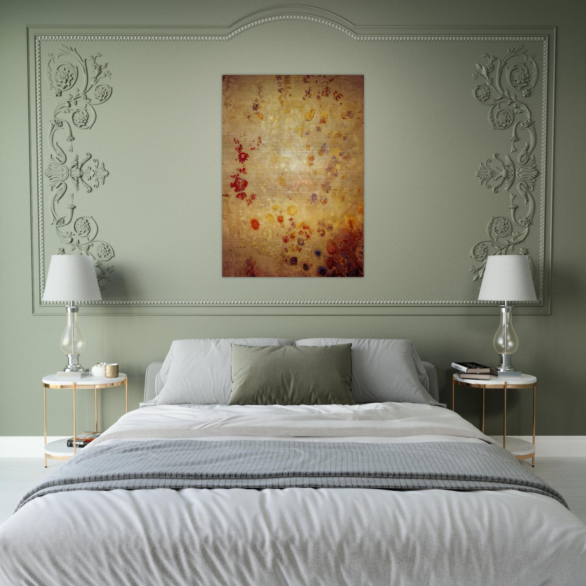 DECORATIVE PANEL 1 - Odilon Redon Brushed Aluminum Print - 70x100 cm / 28x40 inches | Odilon Redon Aluminum Print | Odilon Redon Prints