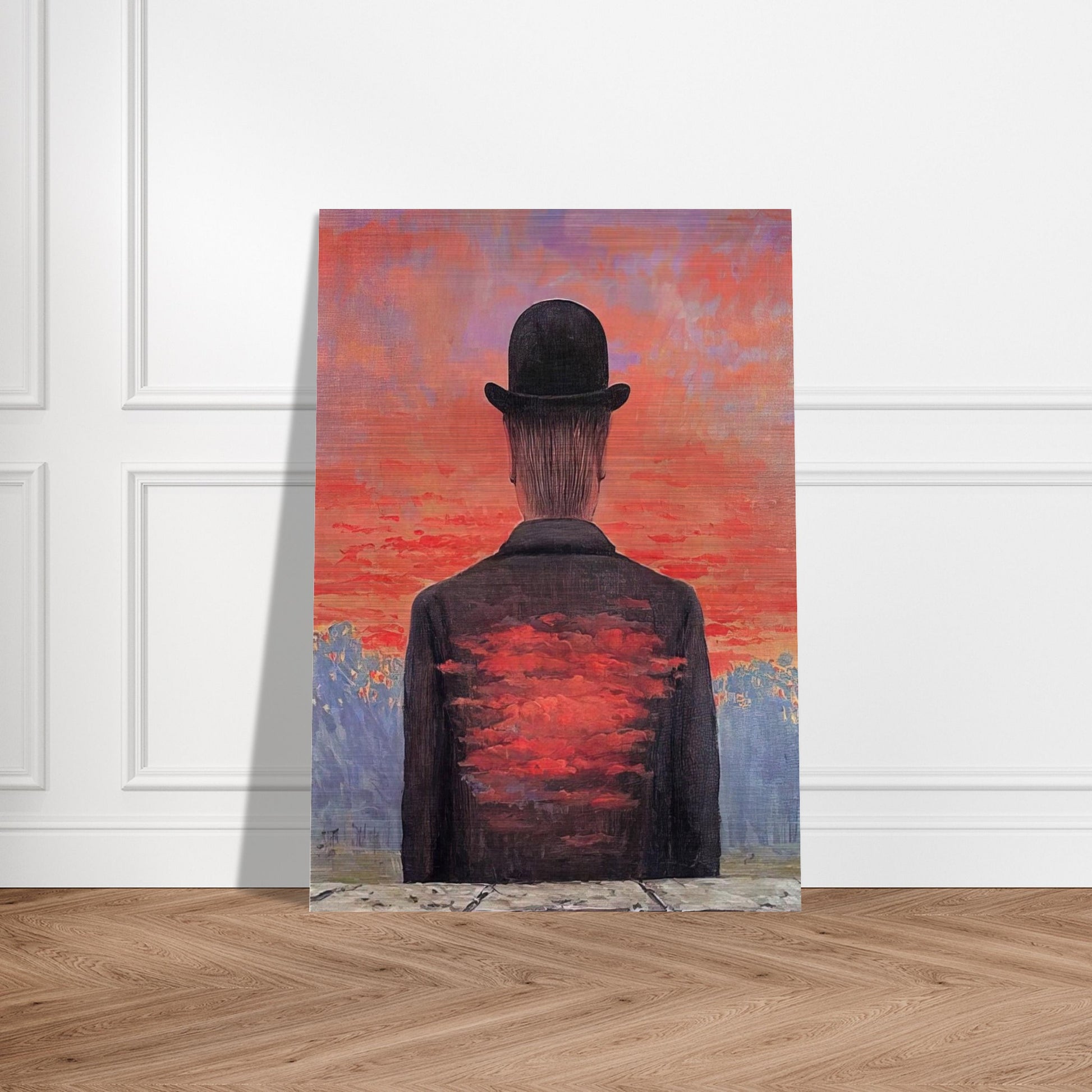 THE POET RECOMPENSED 1956 - Rene Magritte Brushed Aluminum Print - 70x100 cm / 28x40 inches | Rene Magritte Aluminum Print | Rene Magritte Prints