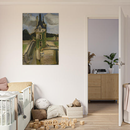 LLA TOUR DE CHENONCEAUX 1917 - Henri Matisse Brushed Aluminum Print - 70x100 cm / 28x40 inches | Henri Matisse Aluminum Print | Henri Matisse Prints