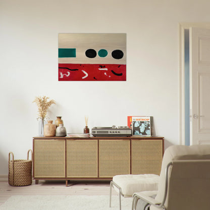 Movement East to West - 1956 - Adolph Gottlieb Brushed Aluminum Print - 70x100 cm / 28x40 inches | Adolph Gottlieb Aluminum Print | Adolph Gottlieb Prints