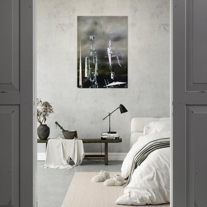 Phantoms - Yves Tanguy Brushed Aluminum Print - 70x100 cm / 28x40 inches | Yves Tanguy Aluminum Print | Yves Tanguy Prints