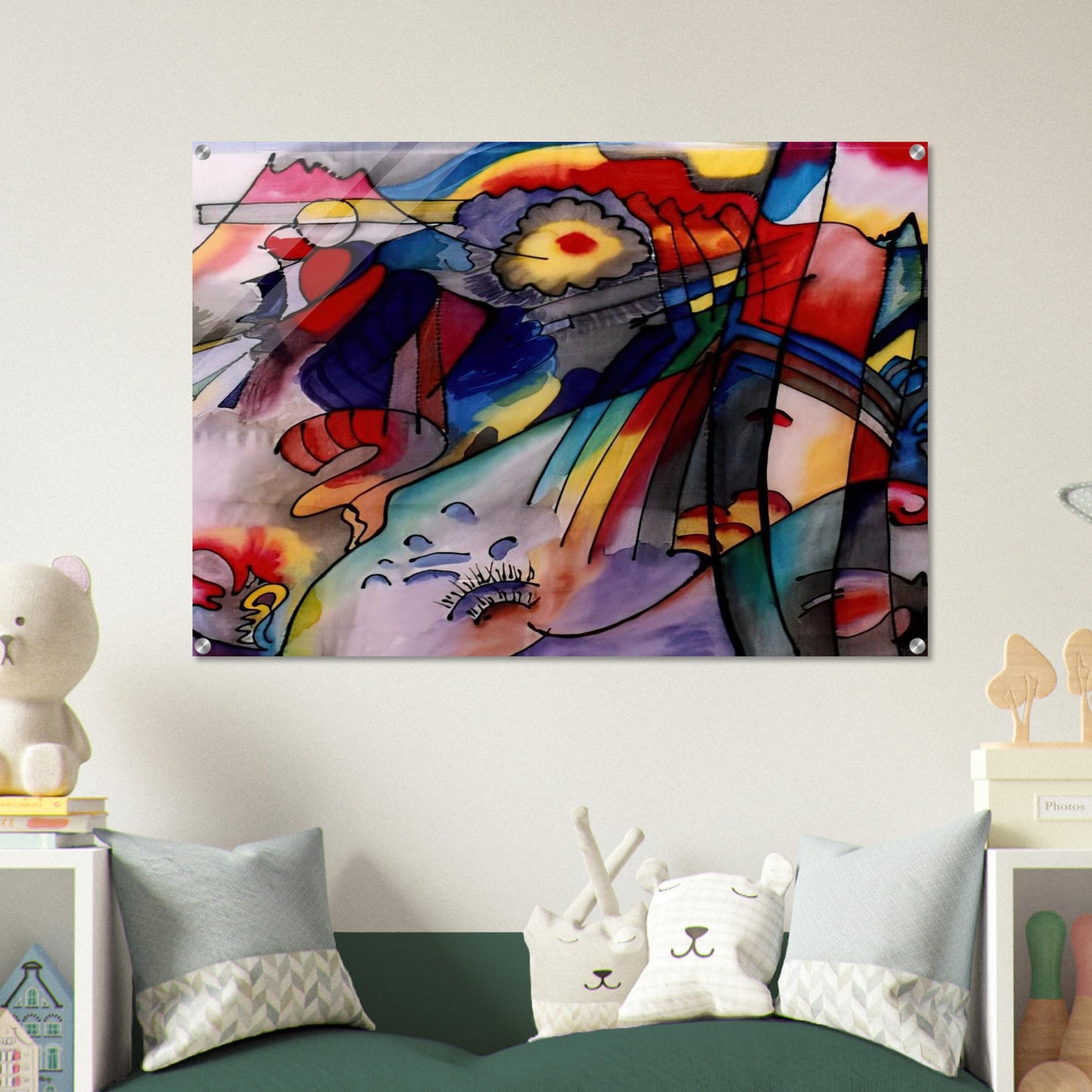 NOT_DETECTED_189363 - Wassily Kandinsky Acrylic Print - 70x100 cm / 28x40″ inches | Wassily Kandinsky Wall Art | Wassily Kandinsky Prints