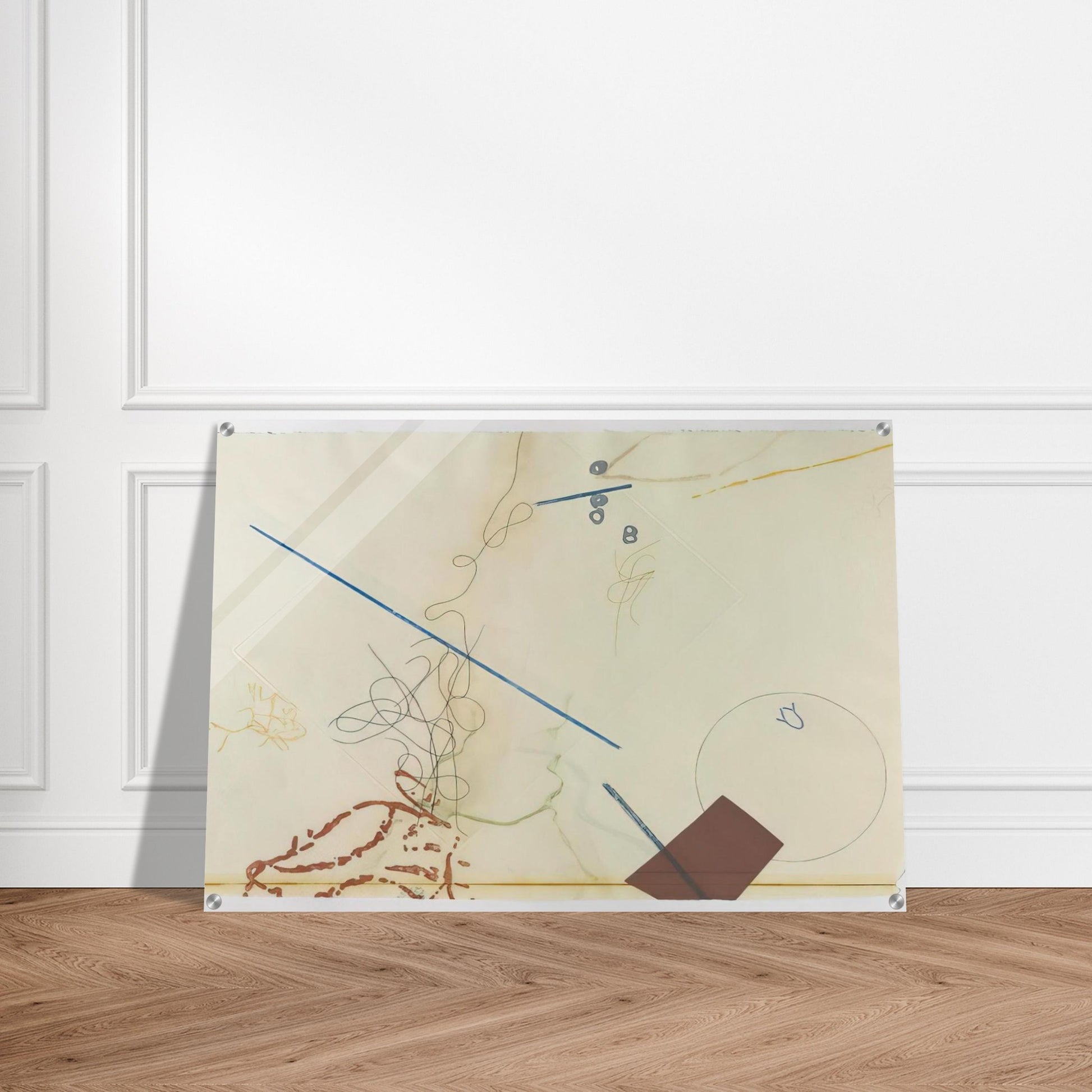 Dereau No. 11 - 1982 - John Cage Acrylic Print - 70x100 cm / 28x40″ inches