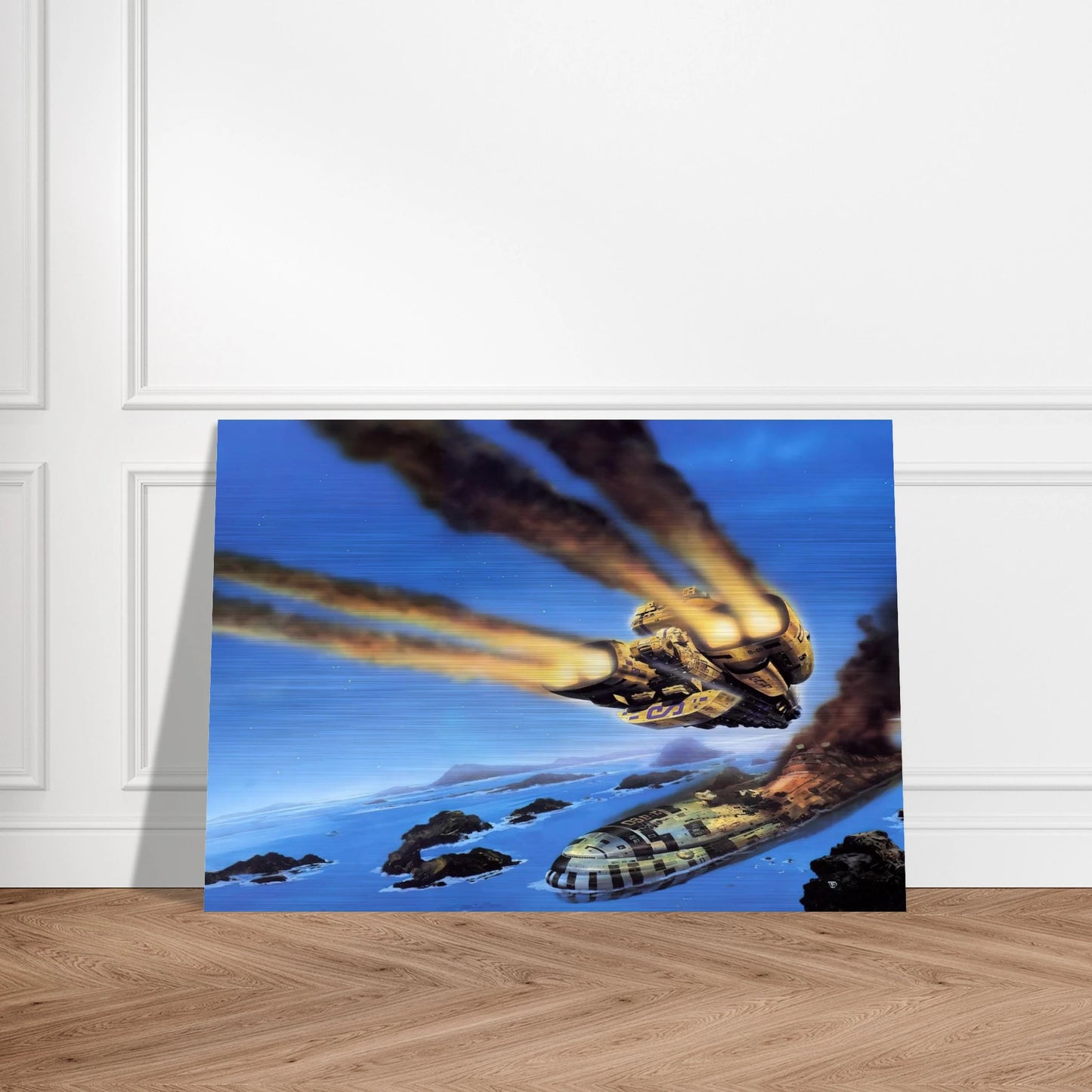 Chris Foss - Chris Foss Brushed Aluminum Print - 70x100 cm / 28x40 inches | Chris Foss Aluminum Print | Chris Foss Prints