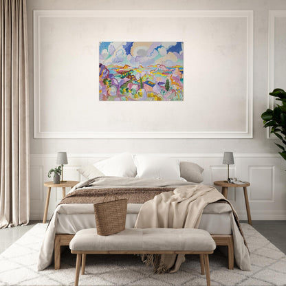 Printemps en Bretagne - 1959 - Charles Lapicque Acrylic Print - 70x100 cm / 28x40″ inches