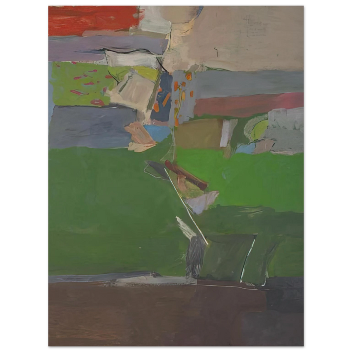 Richard Diebenkorn - Berkeley #13  75x100 cm / 30x40inches Fine Art Poster