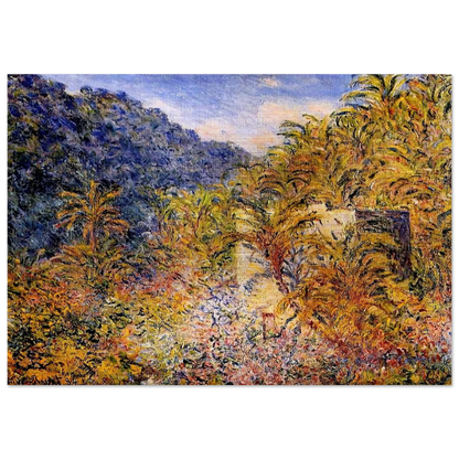 The Valley of Sasso - claude monet Brushed Aluminum Print - 70x100 cm / 28x40 inches | claude monet Aluminum Print | claude monet Prints