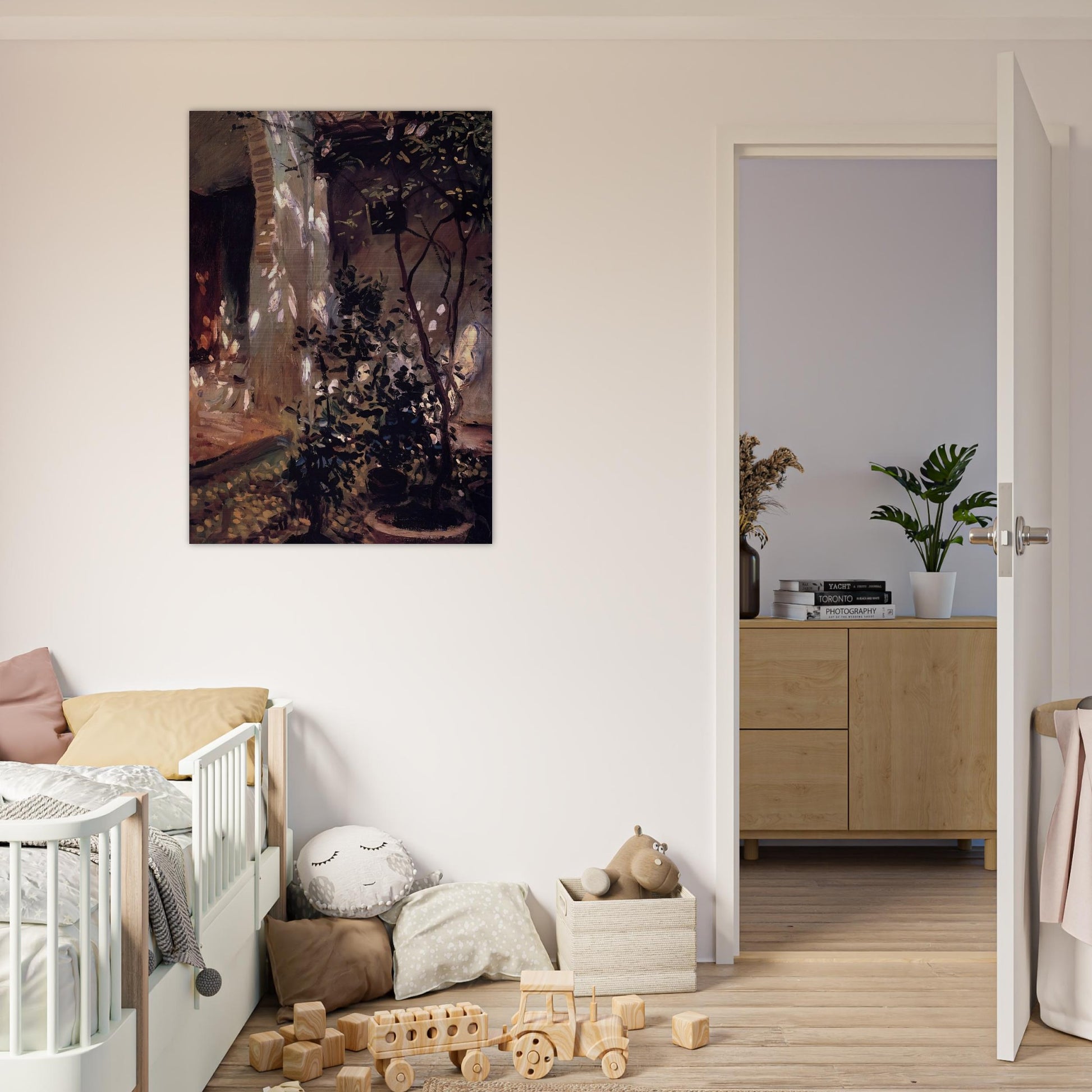 Granada. Sunspots - John Singer Sargent Brushed Aluminum Print - 70x100 cm / 28x40 inches | John Singer Sargent Aluminum Print | John Singer Sargent Prints