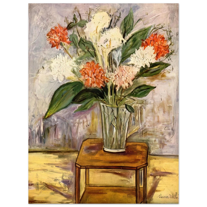 Maurice Utrillo - FLOWERS  75x100 cm / 30x40inches Fine Art Poster
