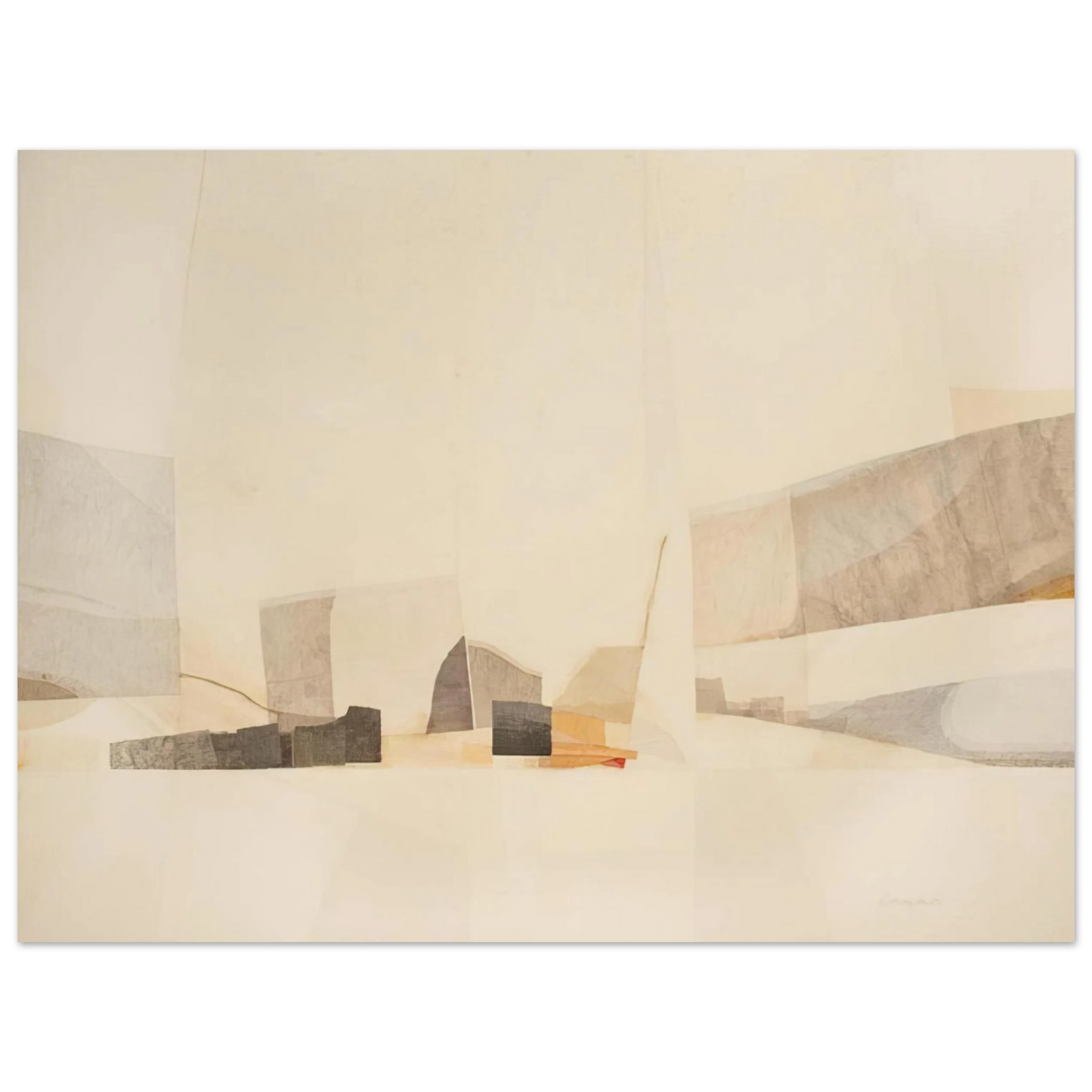 Kenzo Okada - Untitled - Abstract Expressionism  75x100 cm / 30x40inches Fine Art Poster