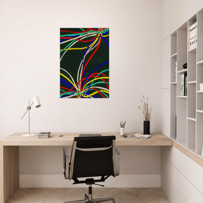 COMPOSITIONS COULEURS IDEES - Sonia Delaunay Brushed Aluminum Print - 70x100 cm / 28x40 inches | Sonia Delaunay Aluminum Print | Sonia Delaunay Prints
