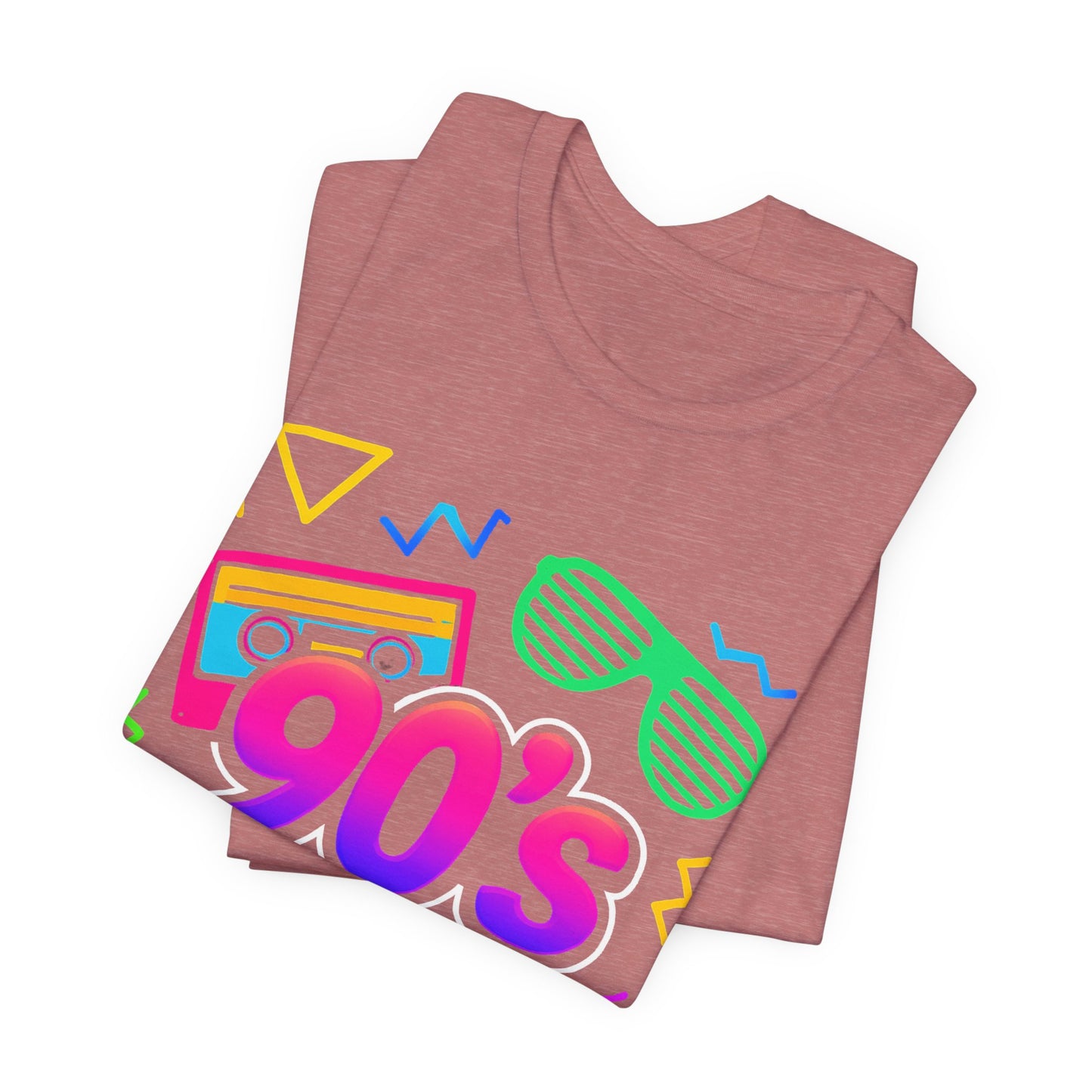Música de la vieja escuela de los 90: ambiente arcade, clásico vintage de los 90. Camiseta retro de los 90 con la frase "Amo los años noventa".