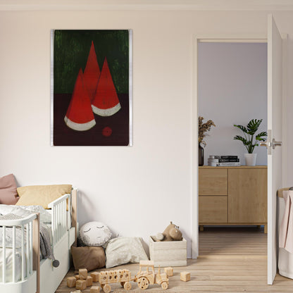 WATERMELONS - Rufino Tamayo Brushed Aluminum Print - 70x100 cm / 28x40 inches | Rufino Tamayo Aluminum Print | Rufino Tamayo Prints