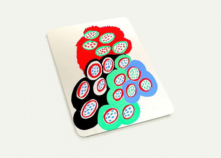 COMPOSITION 37 By Sonia Delaunay Pack of 10 Post Cards | Sonia Delaunay Post Cards | A6 (10.5 x 14.8 cm) - 4.1 x 5.8 inches