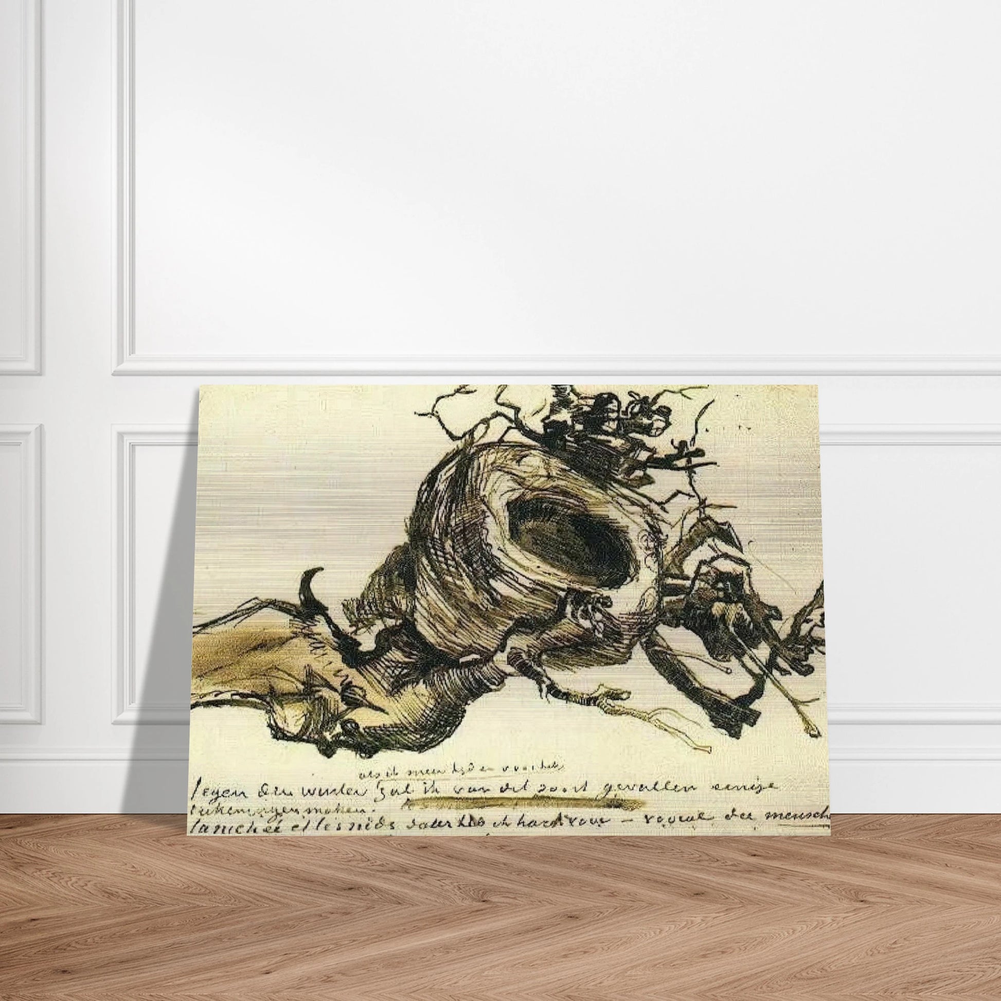 Bird's Nest - Vincent van Gogh Brushed Aluminum Print - 70x100 cm / 28x40 inches | Vincent van Gogh Aluminum Print | Vincent van Gogh Prints