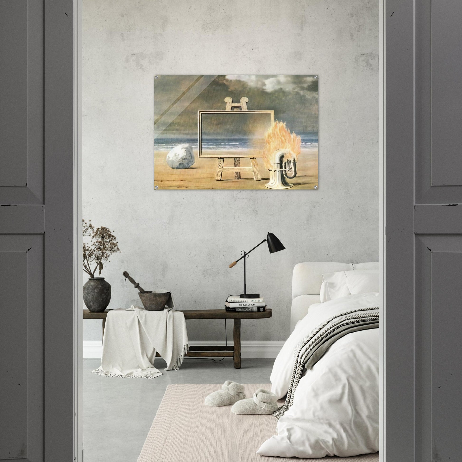 THE FAIR CAPTIVE 1947 - Rene Magritte Acrylic Print - 70x100 cm / 28x40″ inches