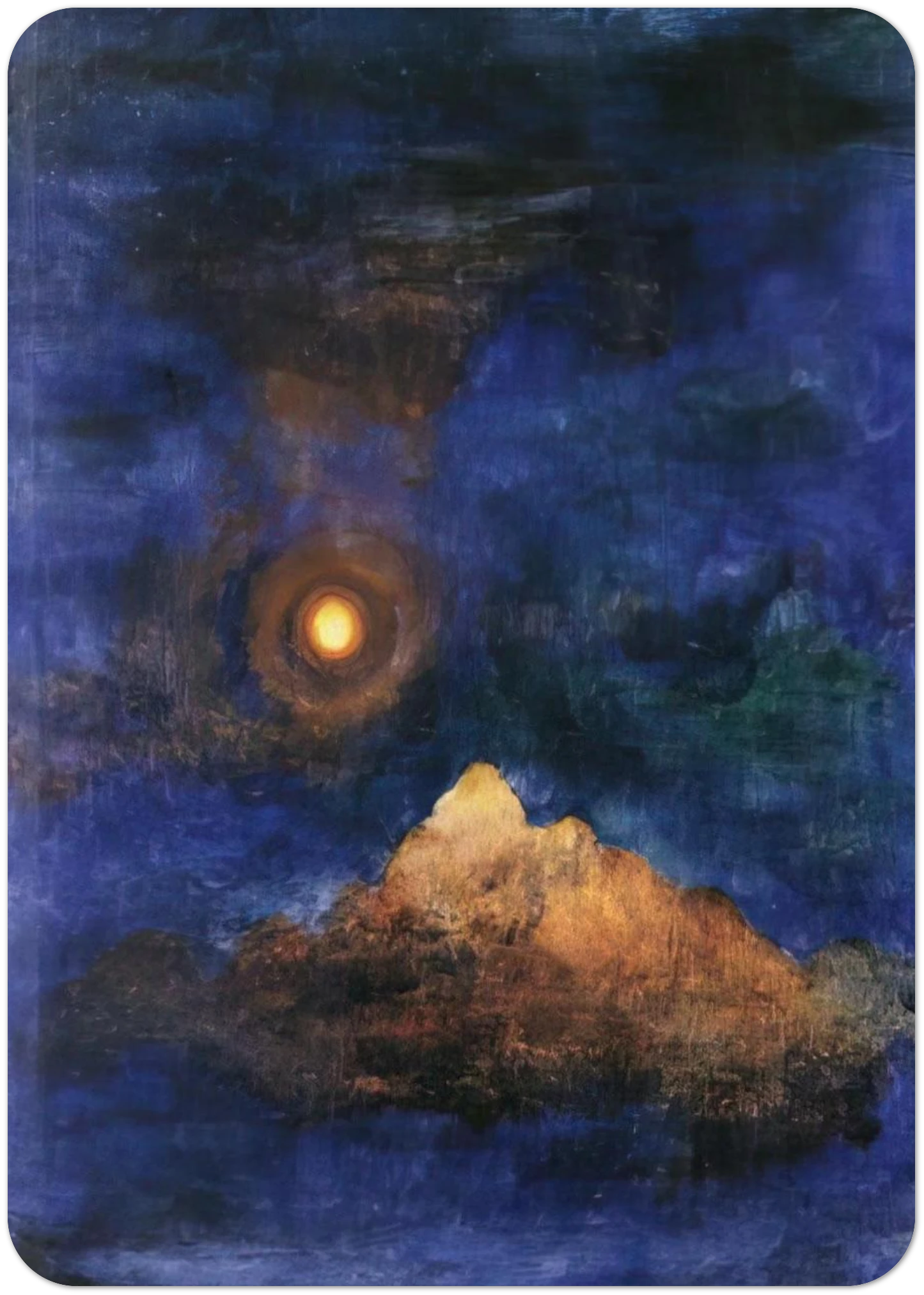 Concepimento nel cosmo - 1920 By Julius Bissier Pack of 10 Post Cards | Julius Bissier Post Cards | A6 (10.5 x 14.8 cm) - 4.1 x 5.8 inches