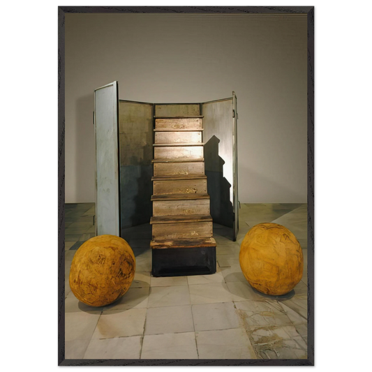 NO EXIT 1989 - Louise Bourgeois 70x100 cm / 28x40 inches Framed Art Print – Black Wooden Frame