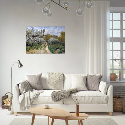 Trees in Bloom - claude monet Brushed Aluminum Print - 70x100 cm / 28x40 inches | claude monet Aluminum Print | claude monet Prints
