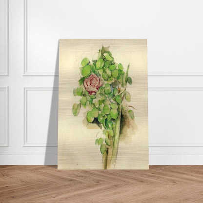 Rose Bush - Paul Cézanne Brushed Aluminum Print - 70x100 cm / 28x40 inches | Paul Cézanne Aluminum Print | Paul Cézanne Prints