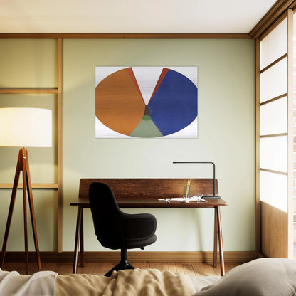Pintura Madí - 1948 - Gyula Kosice Brushed Aluminum Print - 70x100 cm / 28x40 inches | Gyula Kosice Aluminum Print | Gyula Kosice Prints