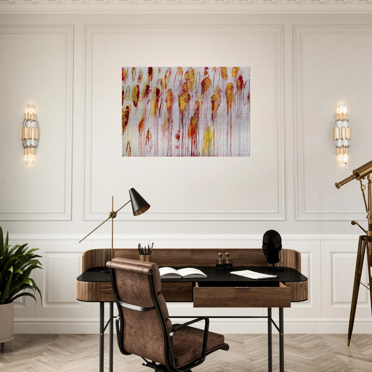 Lepanto, Part VIII - Cy Twombly Brushed Aluminum Print - 70x100 cm / 28x40 inches | Cy Twombly Aluminum Print | Cy Twombly Prints