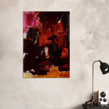 Summer Night s Bliss - Hans Hofmann Brushed Aluminum Print - 70x100 cm / 28x40 inches | Hans Hofmann Aluminum Print | Hans Hofmann Prints