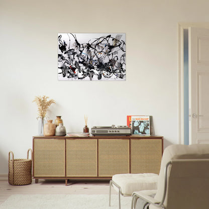 NUMBER 29 1950 - Jackson Pollock Brushed Aluminum Print - 70x100 cm / 28x40 inches | Jackson Pollock Aluminum Print | Jackson Pollock Prints