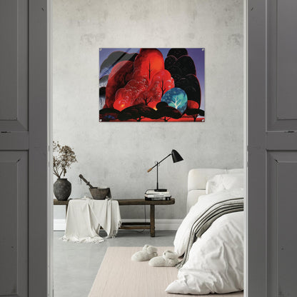 Blazing Glory - Eyvind Earle Acrylic Print - 70x100 cm / 28x40″ inches