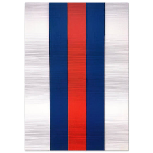 Voice of Fire - Barnett Newman Brushed Aluminum Print - 70x100 cm / 28x40 inches | Barnett Newman Aluminum Print | Barnett Newman Prints