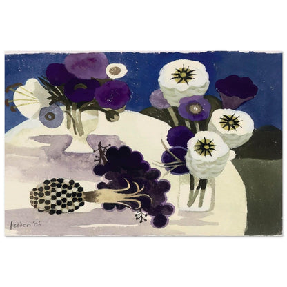 Blue - 2006 - Mary Fedden Art Prints - 100x150 cm / 40x60″ inches | Mary Fedden Poster | Mary Fedden Prints