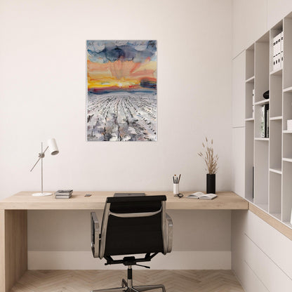 THE EVENING OF ALL DAYS THE DAY OF ALL EVENINGS 2014 - Anselm Kiefer Brushed Aluminum Print - 70x100 cm / 28x40 inches | Anselm Kiefer Aluminum Print | Anselm Kiefer Prints
