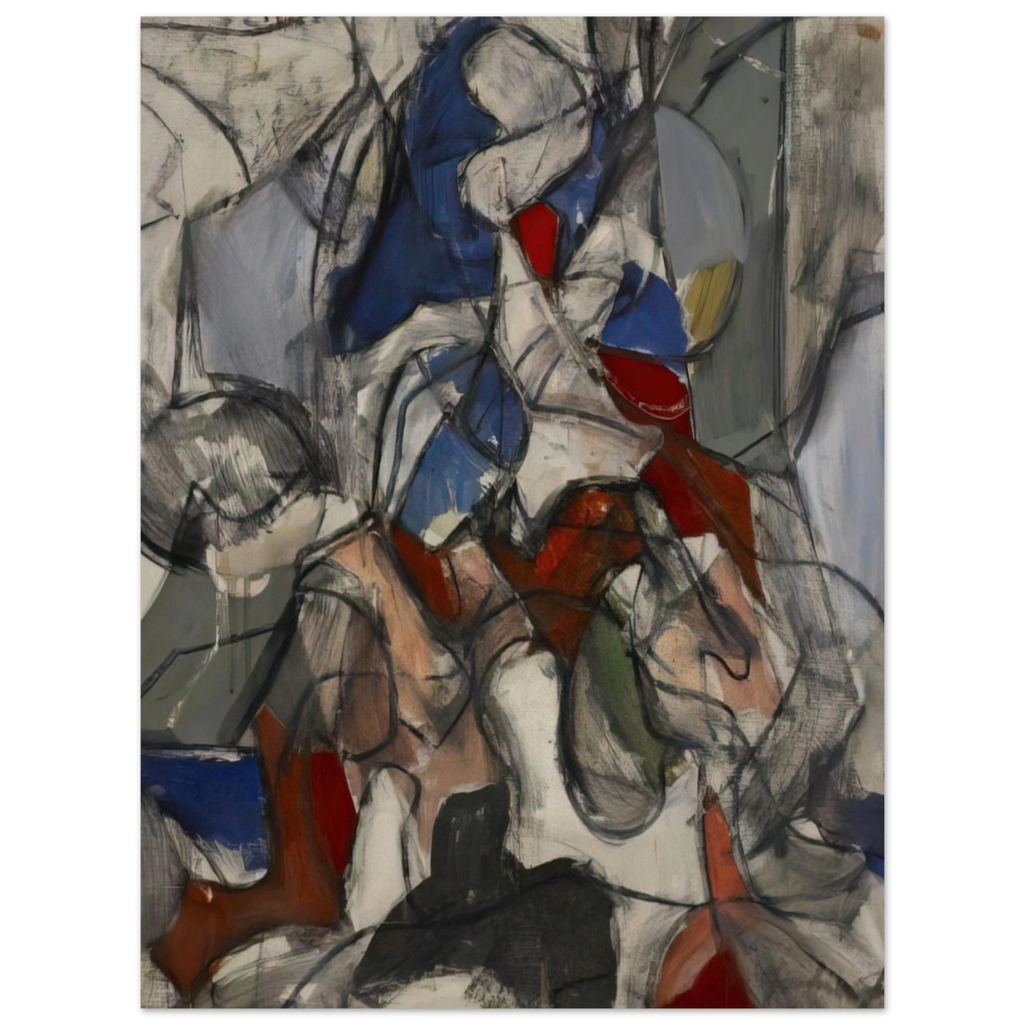 Robert Goodnough - Untitled - 1951  75x100 cm / 30x40inches Fine Art Poster