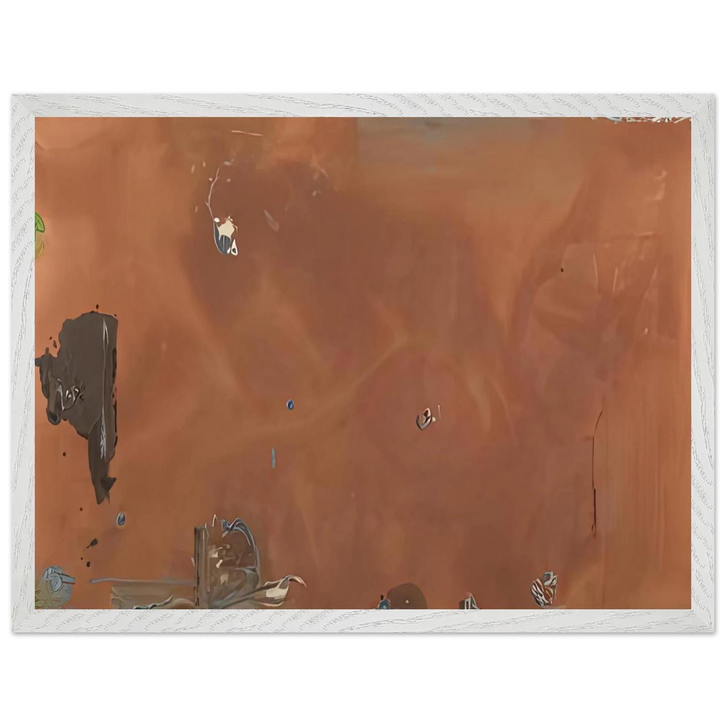 Helen Frankenthaler - Into October, 1983- Wall Art - 30x40 cm / 12x16 inches - Fine Art Poster-canvas - -