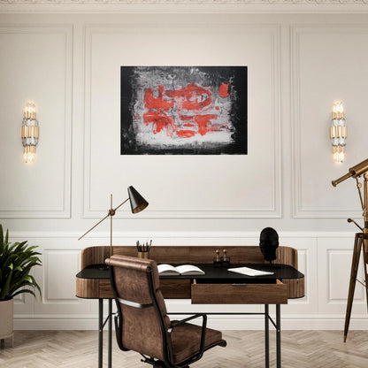 UNTITLED 1956 1 - Zao Wou-Ki Brushed Aluminum Print - 70x100 cm / 28x40 inches | Zao Wou-Ki Aluminum Print | Zao Wou-Ki Prints