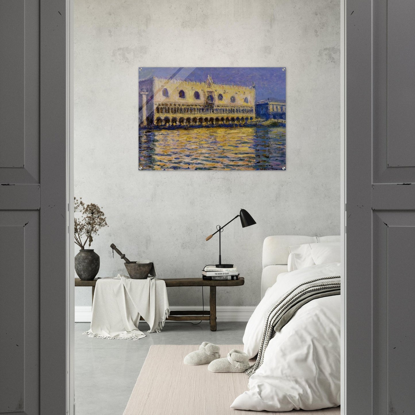 The Palazzo Ducale 2 - claude monet Acrylic Print - 70x100 cm / 28x40″ inches
