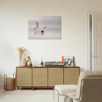 Abstract Composition - Lyrical Abstraction - Nicolas de Stael Brushed Aluminum Print - 70x100 cm / 28x40 inches | Nicolas de Stael Aluminum Print | Nicolas de Stael Prints
