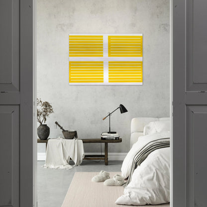 Untitled #235-238 - 1994 - Donald Judd Brushed Aluminum Print - 70x100 cm / 28x40 inches | Donald Judd Aluminum Print | Donald Judd Prints
