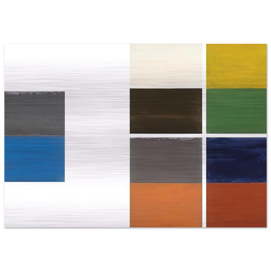Untitled in 5 parts - 1987 - Gunther Forg Brushed Aluminum Print - 70x100 cm / 28x40 inches | Gunther Forg Aluminum Print | Gunther Forg Prints