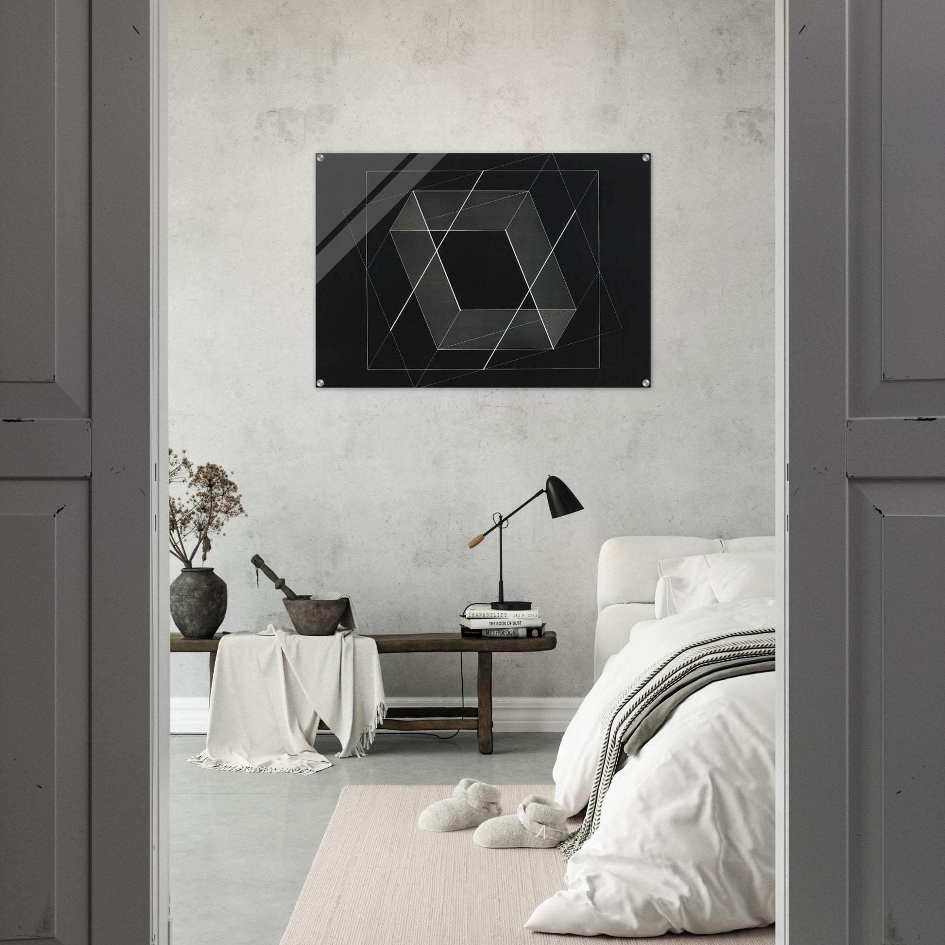F NO 13 MULTI MOBILE 1952 - Josef Albers Acrylic Print - 70x100 cm / 28x40″ inches | Josef Albers Wall Art | Josef Albers Prints