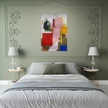 Summer 1965 - Hans Hofmann Brushed Aluminum Print - 70x100 cm / 28x40 inches | Hans Hofmann Aluminum Print | Hans Hofmann Prints