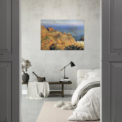 Fisherman's House at Varengeville - claude monet Brushed Aluminum Print - 70x100 cm / 28x40 inches | claude monet Aluminum Print | claude monet Prints