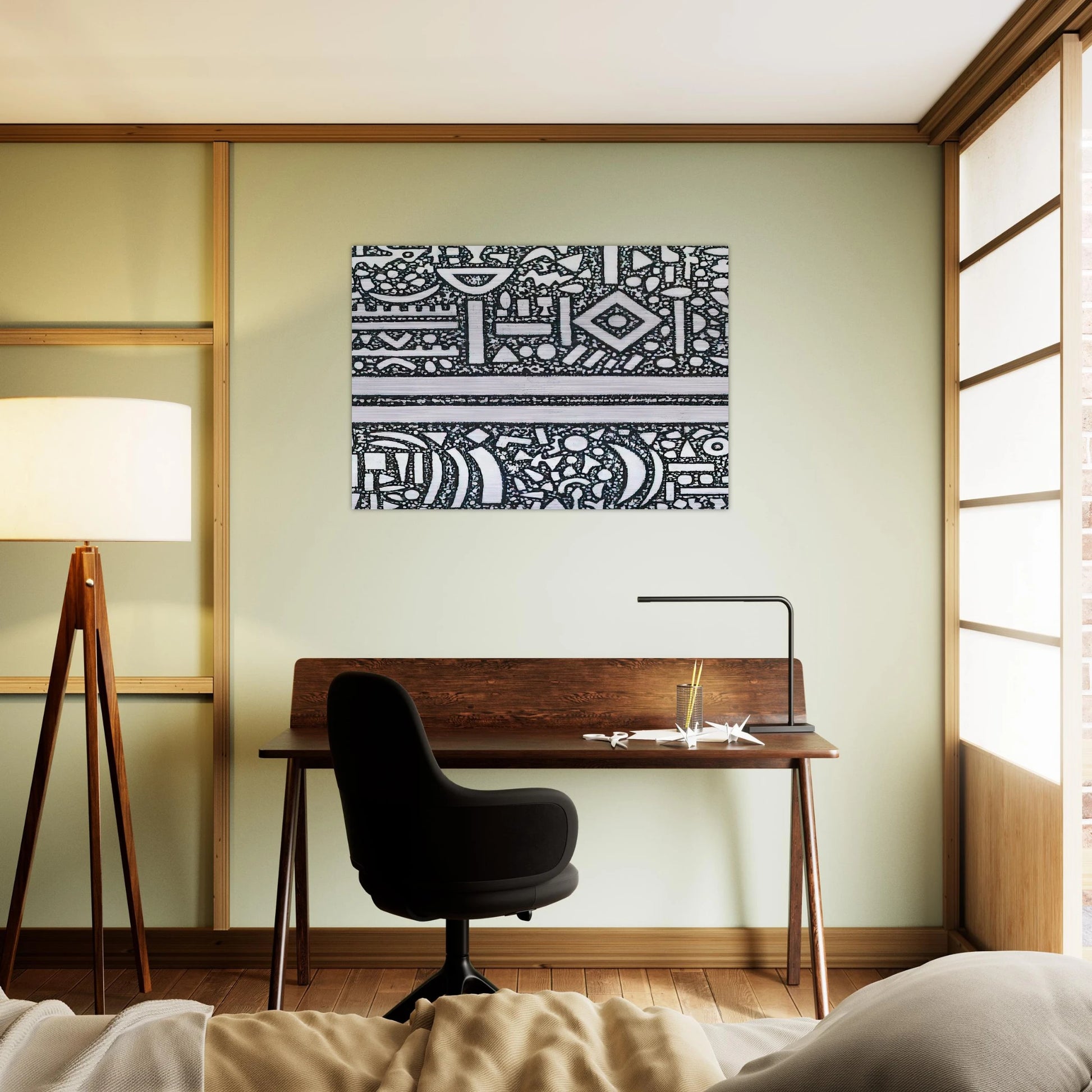 From the Edge of Darkness - 1992 - Richard Pousette-Dart Brushed Aluminum Print - 70x100 cm / 28x40 inches | Richard Pousette-Dart Aluminum Print | Richard Pousette-Dart Prints